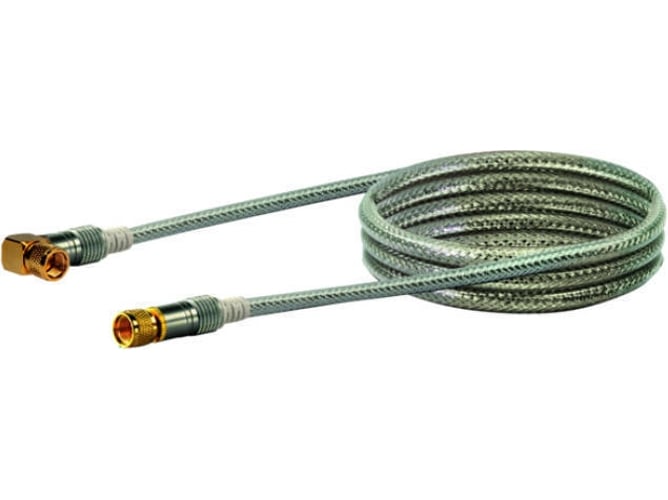 Cable de Antena SCHWAIGER (Coaxial - Blanco)