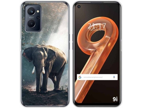 Carcasa Realme 9i TUMUNDOSMARTPHONE Dibujos Elefante Multicolor