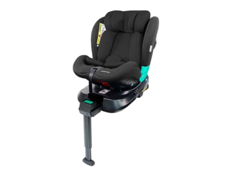 Silla coche infantil MOBICLINIC Giro 360º i-Size Evolutiva 40 - 150cm 0-12 años Reclinable Ajustable Negra Lionfix Pro