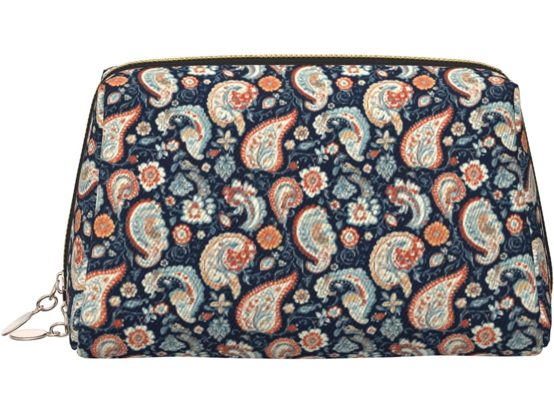 Neceser De Viaje Cuero Organizador Para Mujer Diseño Estampado Vacaciones