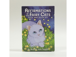 Cartas Del Oráculo Del Gato Hada Para Animar A Los Niños, Que Contienen 41 Cartas, Empaquetadas En Una Caja Colorida.