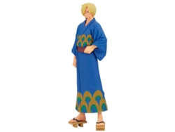 Figura de Sanji Wanokuni Yukata Silvers de la serie Grandline de One Piece, 17 cm, B.active