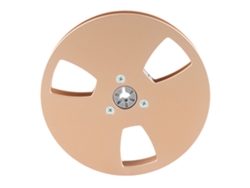 Carrete De Cinta Vacío De 1/4" (5 Pulgadas), Aleación De Aluminio, 3 Orificios, Universal Para Grabadora De Cinta.
