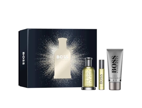 Set de regalo HUGO BOSS Bottled Edt 100ml Gel de Ducha 100ml Edt 10ml