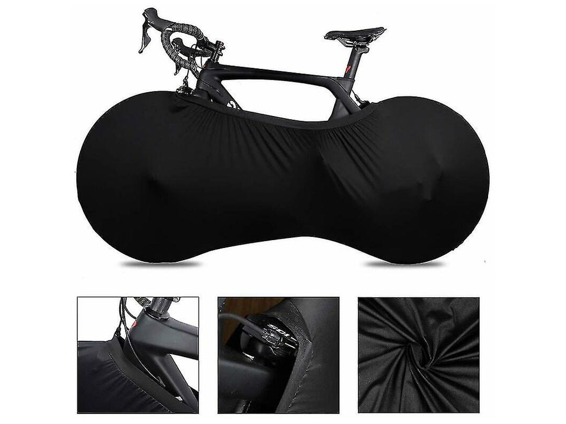 Capa protetora Omni-protector impermeável, lavável, elástica e resistente a arranhões para rodas de bicicletas MTB e de estrada - Preta