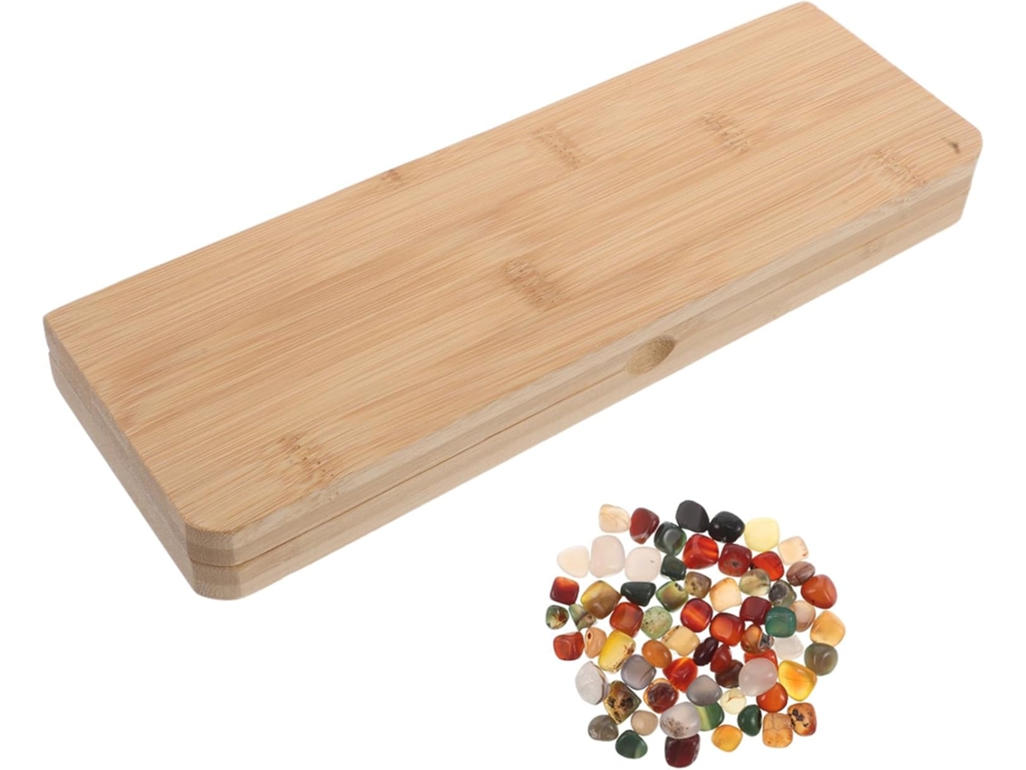 Juego De Mancala Con Piedras De Colores, Tablero De Bambú, Portátil Para Niños Y Niñas