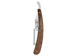 Cuchilla Recta Plegable Profesional De Acero Inoxidable Para Afeitar La Barba Y Depilar.