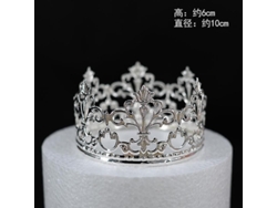 2026-corona Hueca Pequeña De Plata Hk