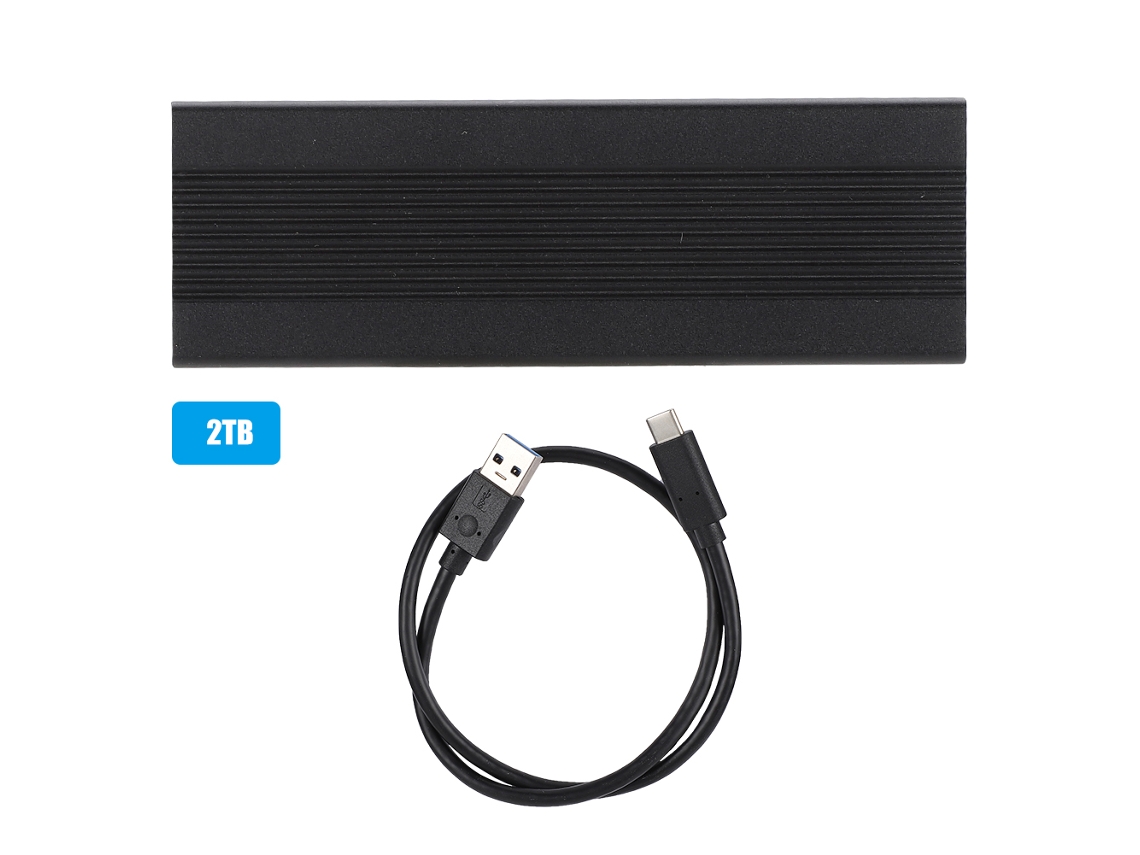 Ssd Portátil Mini Pci Y Nvme 2tb, 10gbps Usb3.1, Velocidad De Lectura Y Escritura De 1000mb/s Luz Dourada