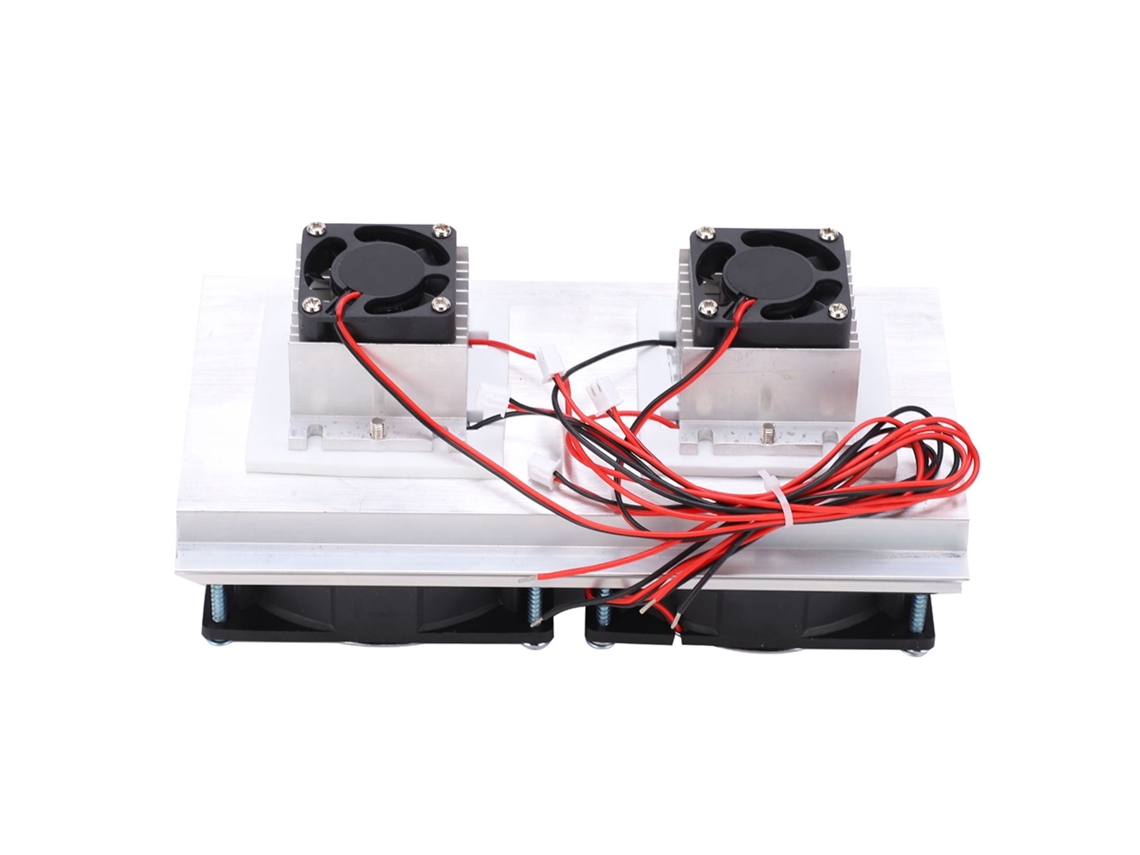 Sistema De Refrigeración Termoeléctrico Enfriador De Semiconductor De 2 Núcleos Aire Acondicionado Dc12v