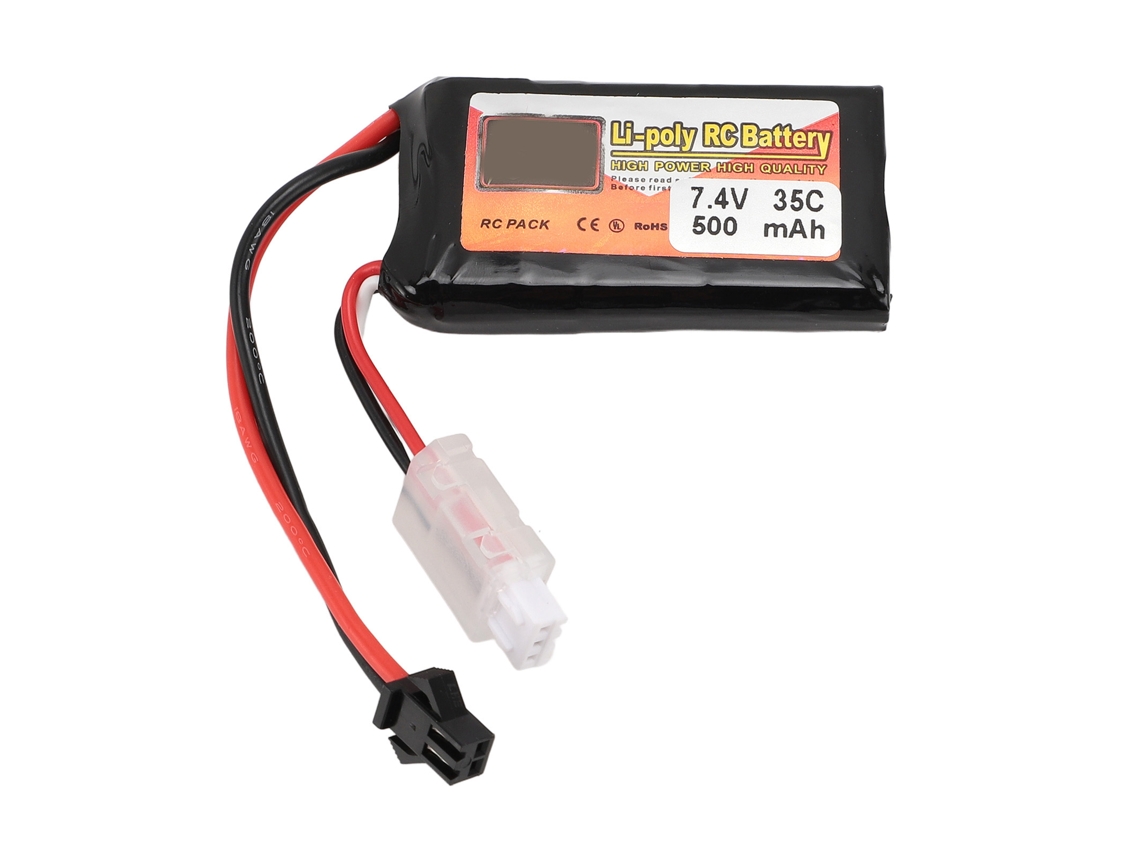 Batería Profesional Para Drones Rc De 7,4 V 2s 500 Mah 35c Para Helicópteros, Aviones, Barcos Y Modelos Aeronáuticos Sm 2p
