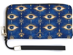 Cartera Cuero Con Cremallera Para Mujer Diseño Estampado
