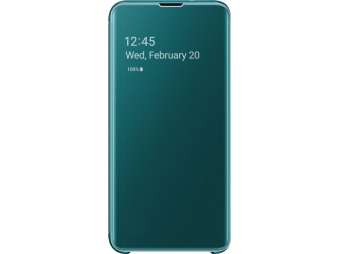 Funda SAMSUNG Galaxy S10E Clear View Verde