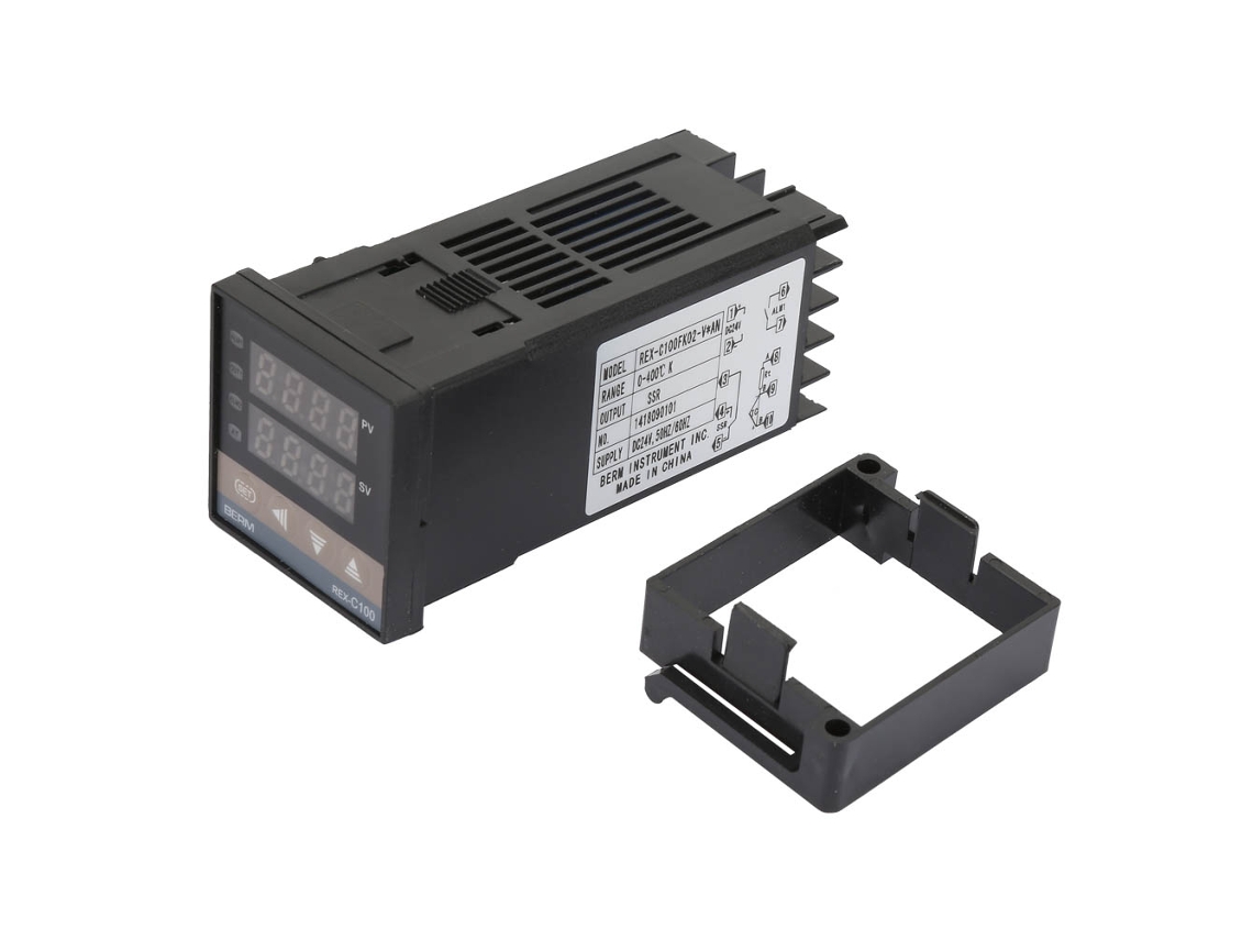 Controlador De Temperatura Rex C100fk02-v*an Ssr Saída Dc24v 0-400℃ Pid