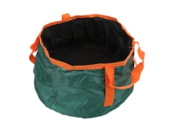 Lavabo portátil resistente y duradero para acampar y viajar, lavabo redondo plegable para exteriores