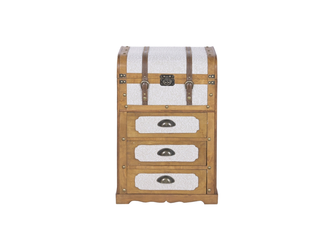 Cajonera Madera Poliester Borreguito 45x35x71,5cm
