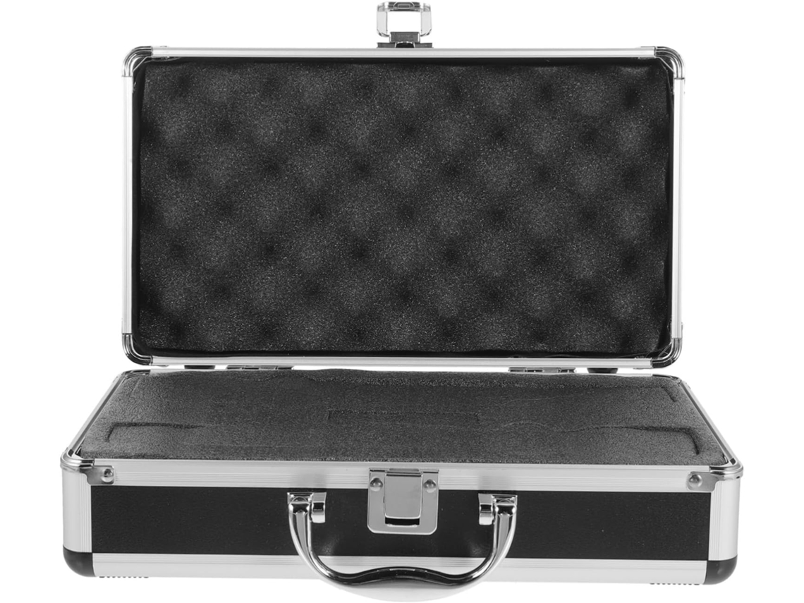 Estuche Rígido Para Micrófono Portátil Con Asa Integrada Y Espuma Interior Ajustable.