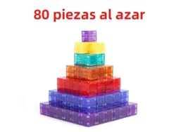 (80 Piezas) Bloques De Rompecabezas Magnéticos 3d Educativos, Bloques De Construcción Magnéticos 3d Diy