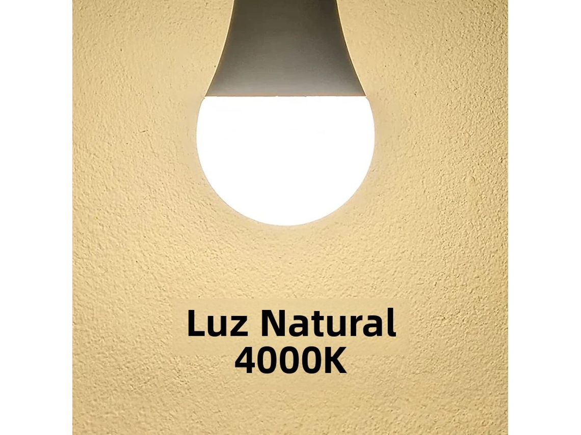 (luz Natural 20w Base De Rosca E14) Bombilla Led, 220v, Adecuada Para La Iluminación Diaria Del Salón.