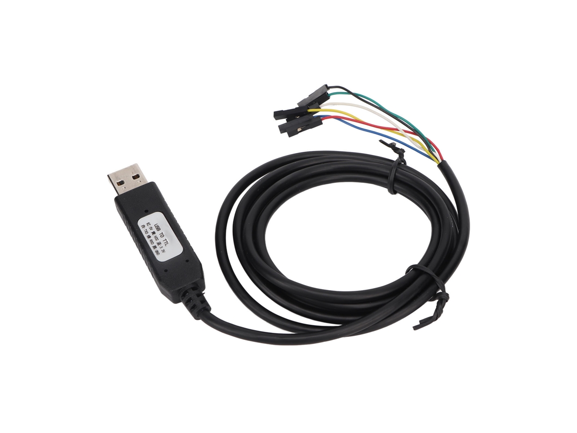 Cable USB a serie TTL de 6 pines Baoj-2026, 1,5 m, 50 bps-2 Mbps, para consola de depuración de ordenador.