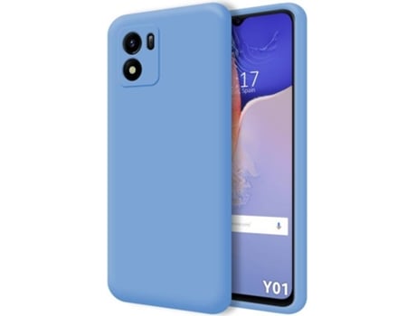 Carcasa para Vivo Y01 TUMUNDOSMARTPHONE Silicona Líquida Azul