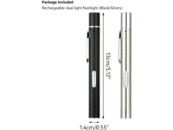 Mini Enfermería Linterna Led ALIN1237-1 (Negro)