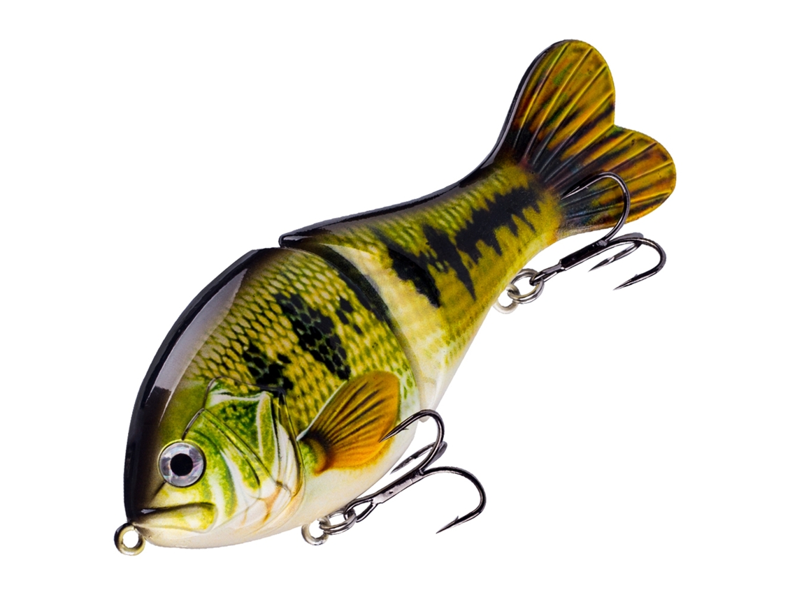 Señuelo Artificial Glider Bait De 13 Cm, Articulado, Tipo Swimbait, Para Pesca, Con Acción Silenciosa Y Anzuelos Duraderos.