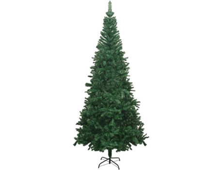 vidaXL Árbol de Navidad artificial L 240 cm verde