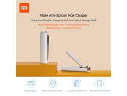Tijeras De Uñas Xiaomi Mijia 420 De Acero Inoxidable Antisalpicaduras Con Estuche De Almacenamiento Mjzjd001qw
