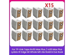 Bolsas para aspiradora RV30/RV20/R1 Edge/Miwhole M9 Lite/Eve (15 unidades)