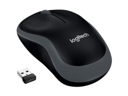 Ratón inalámbrico Logitech M185 de 1000 ppp (gris)