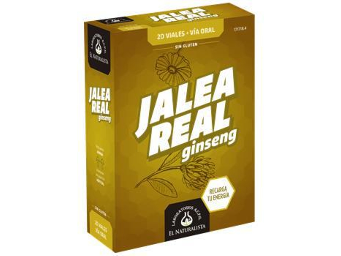 Complemento Alimentar EL NATURALISTA Geleia Real Ginseng (20 ampolas)