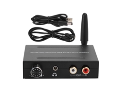 Decodificador De Audio Bluetooth 5.0 Con Entrada De Fibra Óptica/coaxial Y Salida Rca/3,5 Mm.