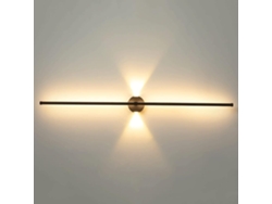 Aplique Mural De Metal Led Lineal Moderno Decorativa