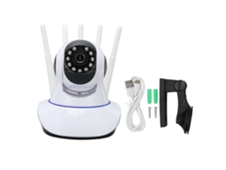 Cámara De Seguridad Wifi Interior Inteligente Hd 360 Panorama Vista Remota Voz Bidireccional