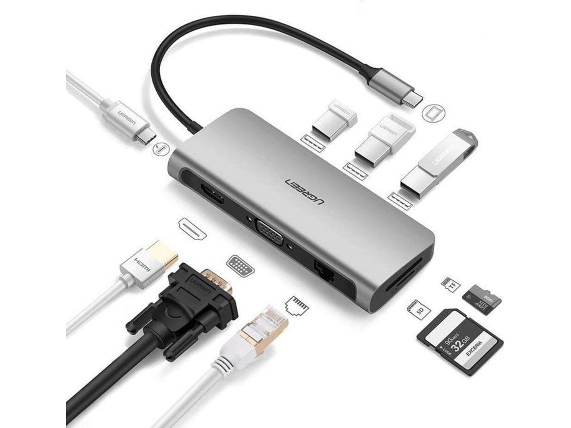Hub multifuncional UGREEN tipo C