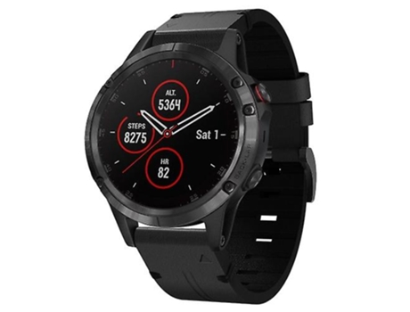 Correa De Reloj Inteligente Para Garmin Fenix 5 Plus Correa De Reloj Con Hebilla De Acero De Cuero De 22 Mm Negra VENISYMLIS