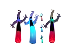 Fantasma Inflable De Halloween De 3,6 Metros Con Boca Grande Y Luces Led, Decoración De Terror Para Fiestas Al Aire Libre En El Jardín.