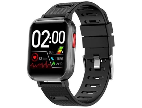 Smartwatch ENKERS Ip68 Impermeable Reloj Redondo para Hombres Mujeres  Fitness Tracker Monitor de Frecuencia Cardía-Gris