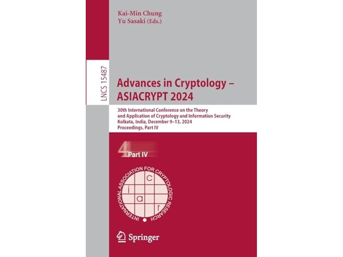 Libro Advances In Cryptology – Asiacrypt 2024 De Kai-min Chung E Yu Sasaki (inglés)
