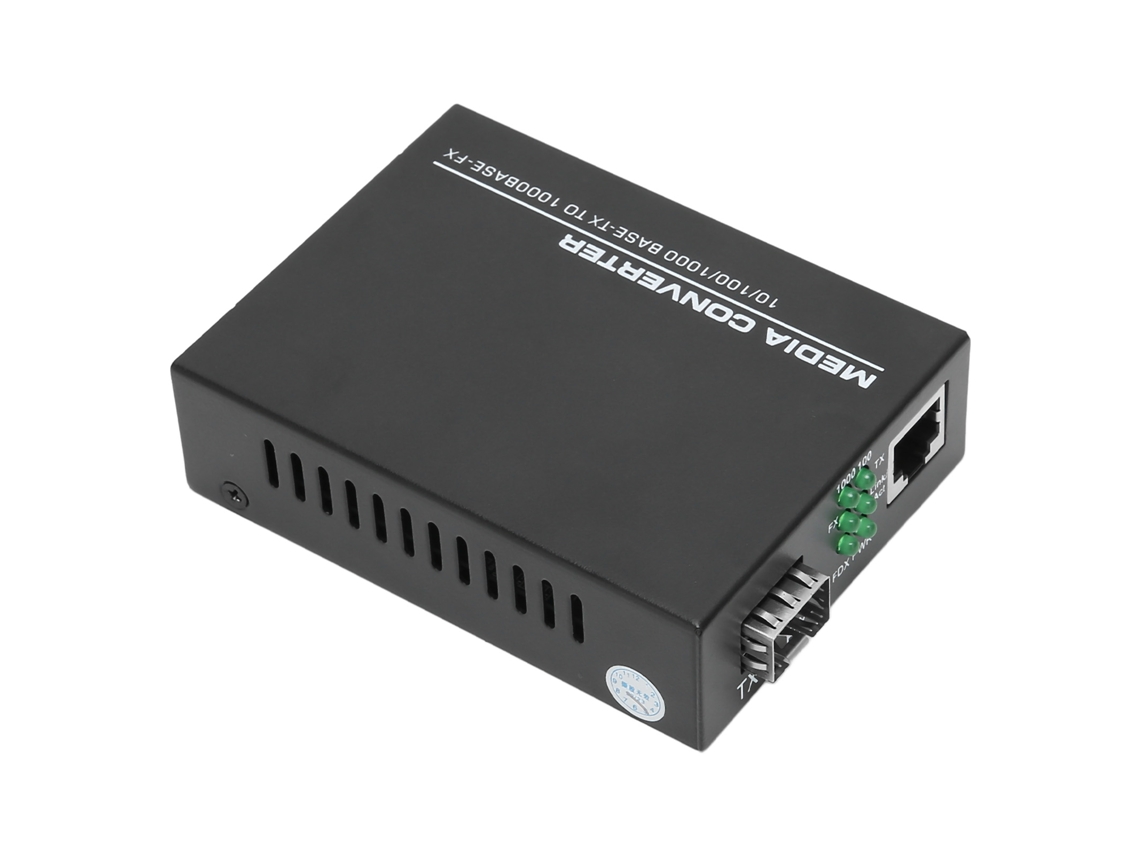 Convertidor De Medios Sfp Gigabit De Fibra A Ethernet A Rj45 10/100/1000base Tx A 1000base Fx Multimodo