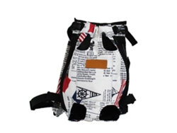 Mochila para perros y gatos con abertura para la cola y cierre de cremallera, ideal para acampar, hacer senderismo y viajar.