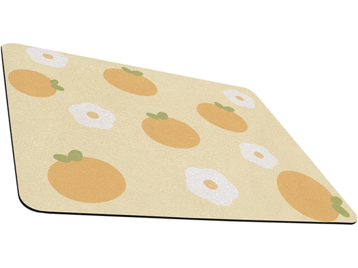 Tapete absorbente para platos, tapete para secar platos, tapete decorativo Vayotoy