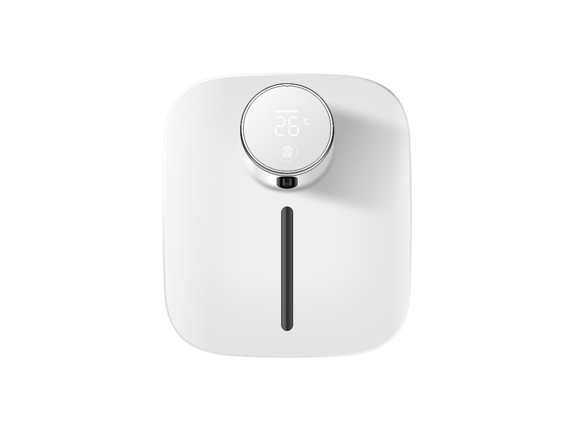 Dispensador de jabón inteligente con sensor, carga USB y pantalla LED digital - Blanco MDUG