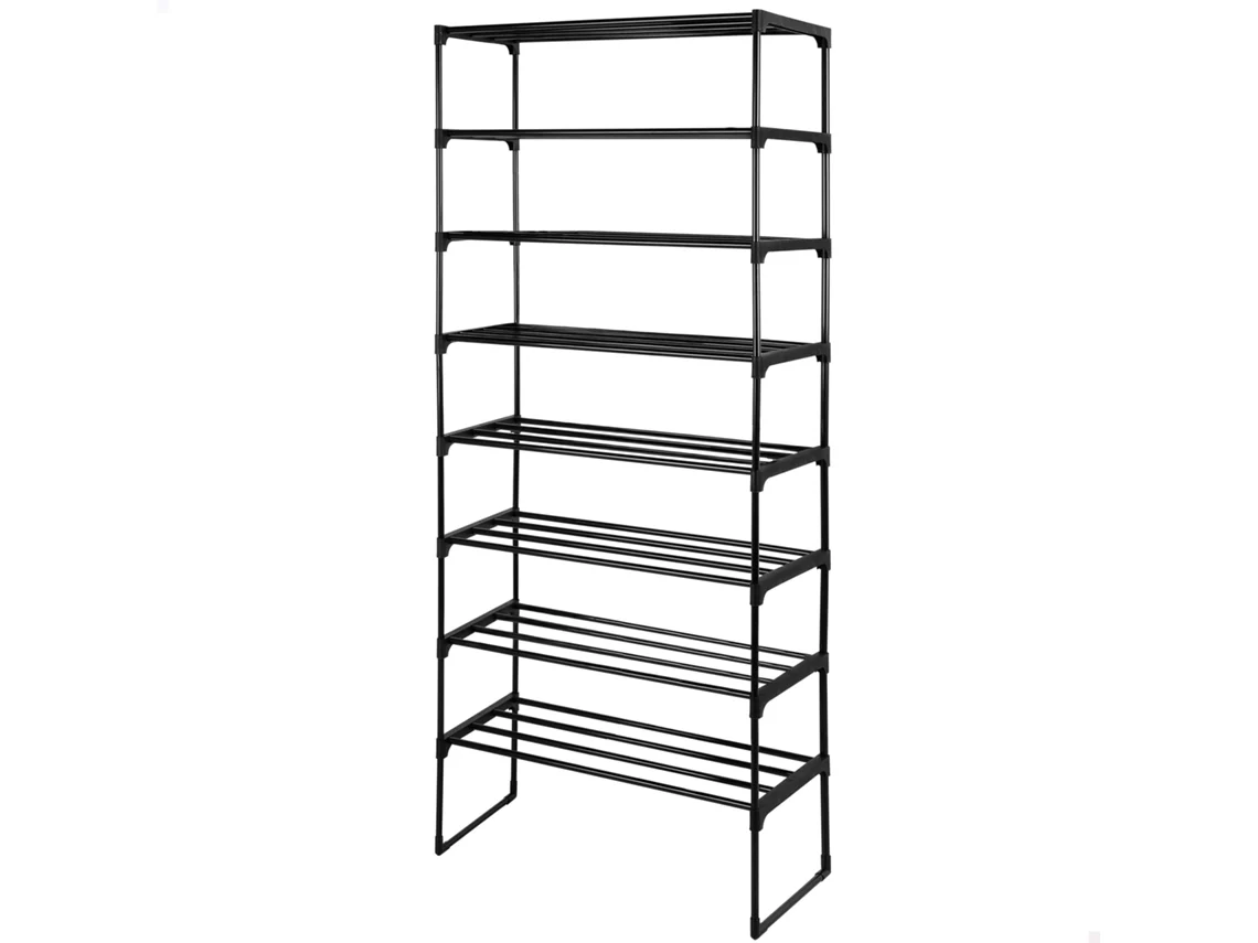 Librería de plástico con 8 estantes, 67x30x160 cm Max Home