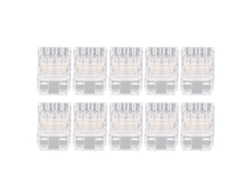 2026-10 Piezas Conector De Cable Para Tira Led Cob 4pin 10mm Transparente Sin Soldadura Adaptador Para Hogar Escuela Oficina