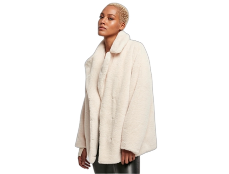 Abrigo para Mujer URBAN CLASSICS (5xl - Blanco)