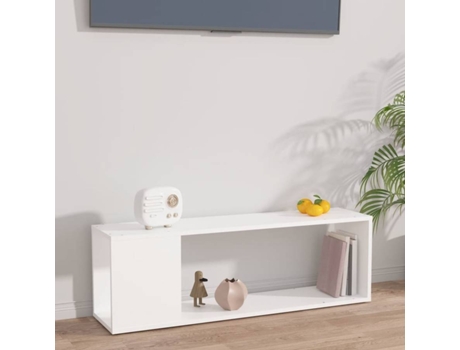Mueble para la televisión VIDAXL Blanco Madera contrachapada (100x24x32 cm)