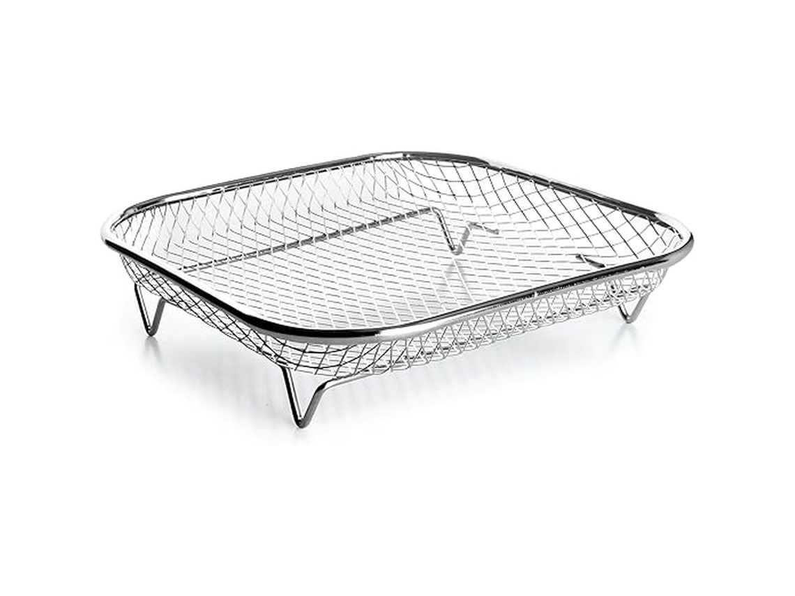Cesta para freidora de aire Ibili 698000, acero inoxidable, VETONEK