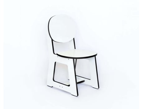 Silla para niños clásica blanca DANNYFUNNY
